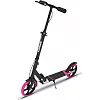 Самокат с ручным тормозом Razzo CITY 200 мм. алюминиевый HUL1-200 Black/Pink
