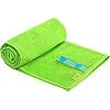 Спортивное полотенце
 из микрофибры MADWAVE
 COTTON SOFT TERRY M0762011 100х50см (Зеленый)