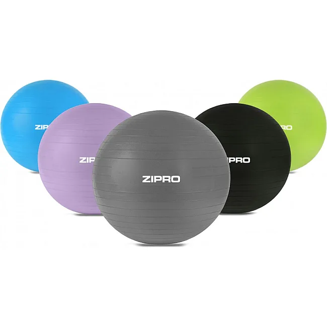 Мяч гимнастический Zipro Anti-Burst 55 см, серый