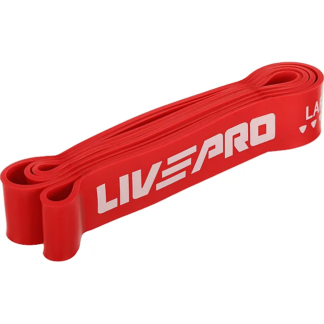 Гума петля для підтягувань LiveUp SUPER BAND LP8410-L 23-57кг (Червоний)