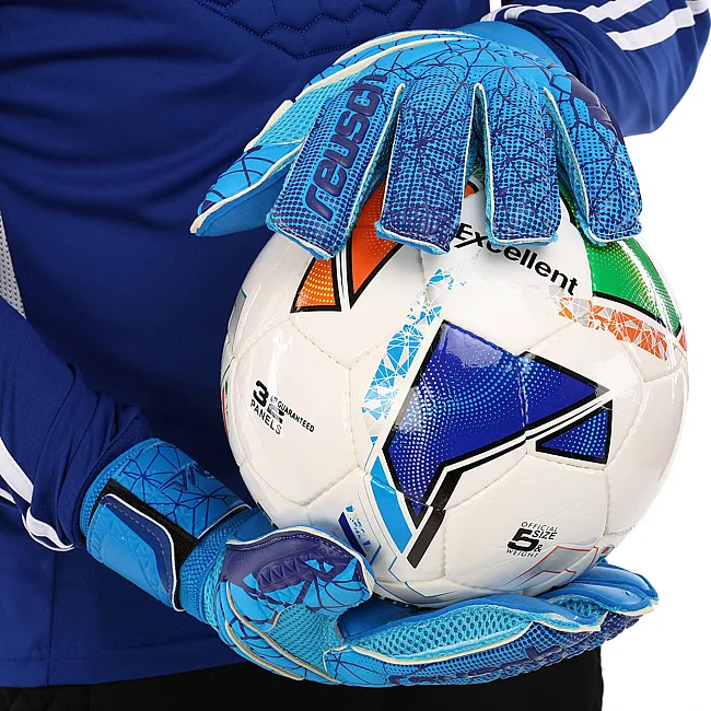 Вратарские перчатки
 с защитой пальцев REUSCH FB-915B (Желтый-красный)