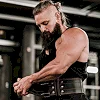 Пояс для пауэрлифтинга RDX кожаный RD1 Blue