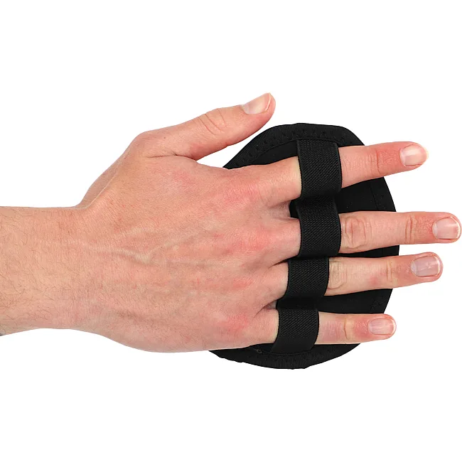 Накладки атлетические нескользящие Грипад GRIPAD WorkOut ROUND HAND PROTECTION EZOUS D-02 (Черный)
