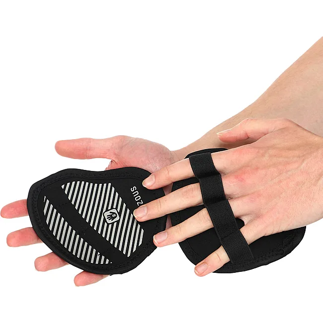 Накладки атлетические нескользящие Грипад GRIPAD WorkOut ROUND HAND PROTECTION EZOUS D-02 (Черный)