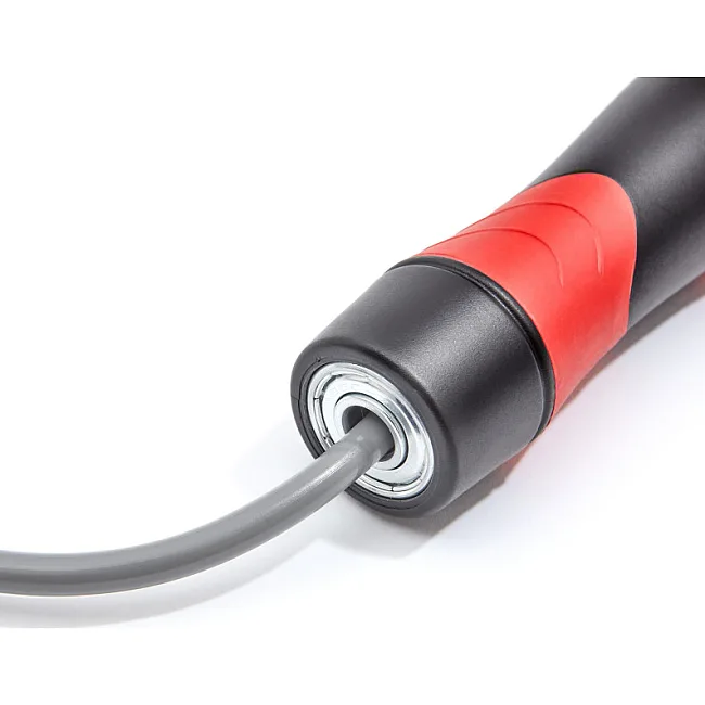 Скакалка REEBOK Premium Skipping Rope черная, красная 280 см