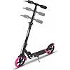 Самокат с ручным тормозом Razzo CITY 200 мм. алюминиевый HUL1-200 Black/Pink