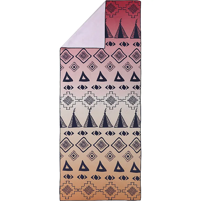 Полотенце-коврик для йоги из микрофибры нескользящий 4MONSTER YOGA TOWEL Y-YGT 186x75см (Синий)