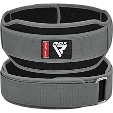 Пояс для тяжелой атлетики RDX RX5 Double Belt неопреновый Grey