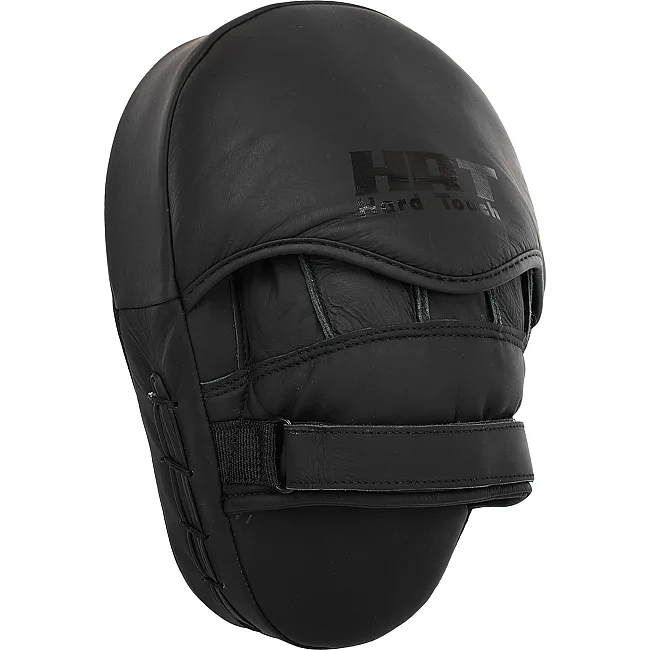 Лапа боксерская изогнутая тренировочная кожа HARD TOUCH BO-4231 19x5x25см 2штуки (Белый)