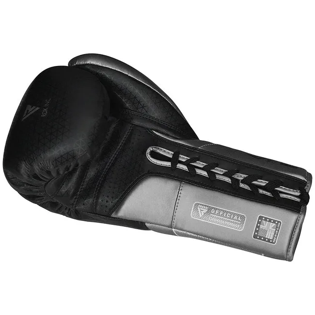 Боксерские боевые перчатки RDX K2 Mark Pro Fight Silver