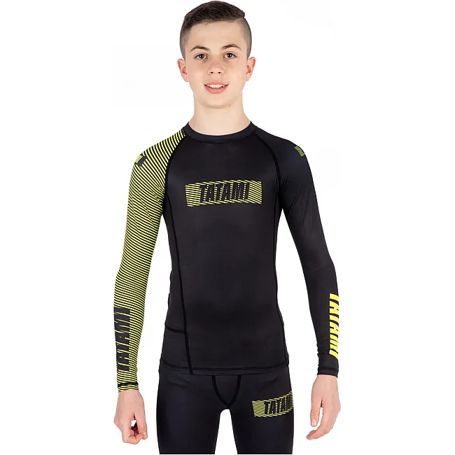 Рашгард для детей Tatami Essential 3.0 Black Yellow