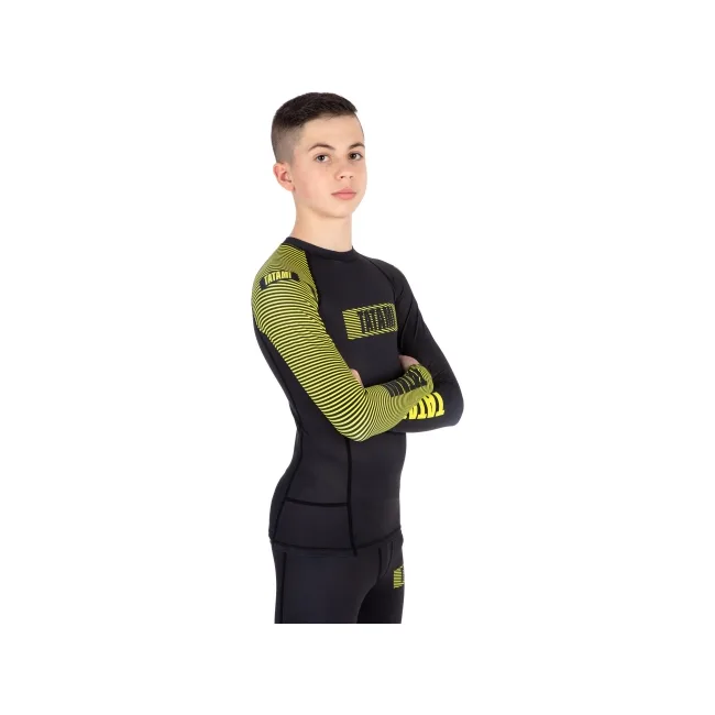 Рашгард для детей Tatami Essential 3.0 Black Yellow