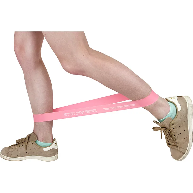 Фитнес резинка POWER SYSTEM PS-4061 Flex Loop Light Pink (сопротивление 12кг.)