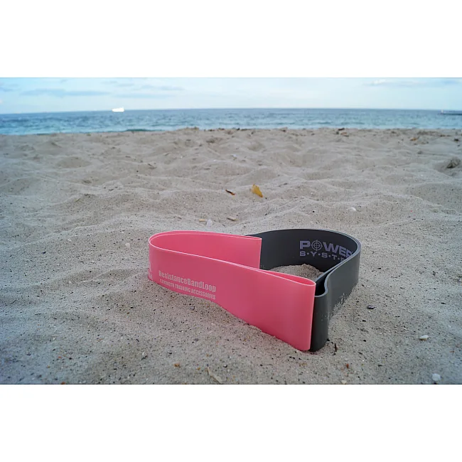 Фитнес резинка POWER SYSTEM PS-4061 Flex Loop Light Pink (сопротивление 12кг.)