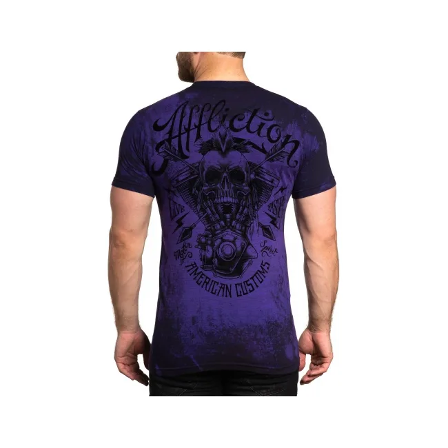 Футболка мужская AFFLICTION AС Grease Fire