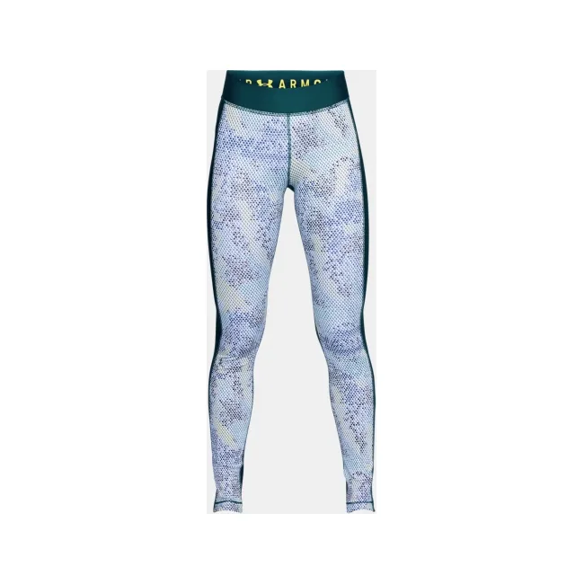 Жіночі компресійні штани Under Armour HeatGear Armour Printed Tourmaline Teal