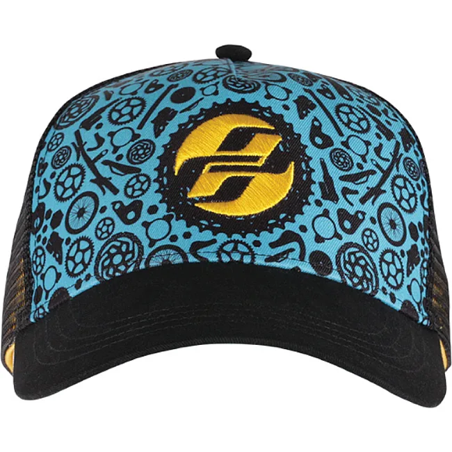 Кепка GHOST Trucker blk/ar-blu/am-ylw