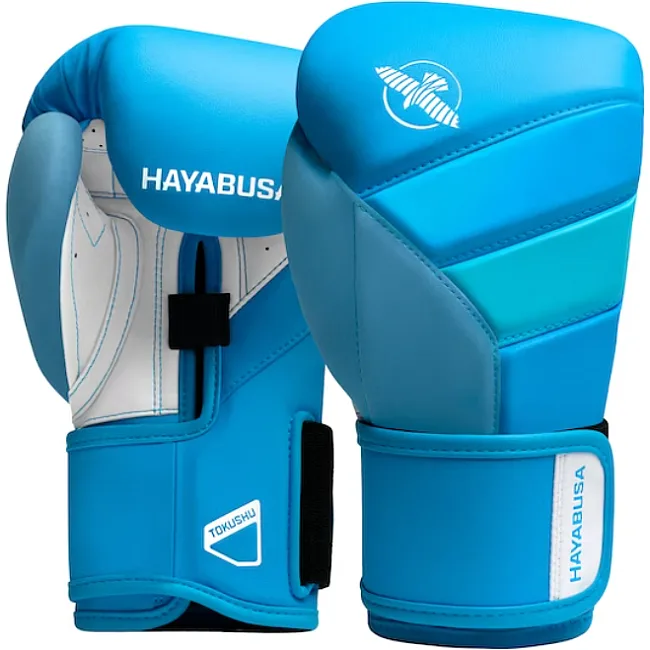 Перчатки для бокса HAYABUSA T3 Neon Blue