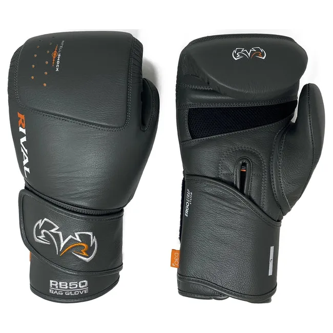 Перчатки снарядные RIVAL RB50 Intelli-Shock Compact Dark Grey