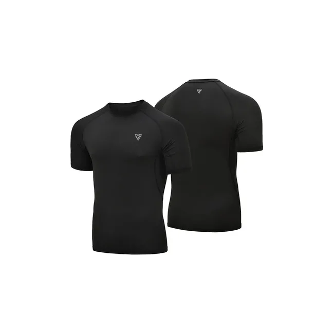 Рашгард RDX T15 Short Sleeve Black