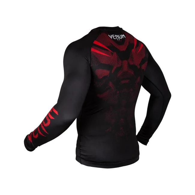 Рашгард із довгим рукавом VENUM NoGi 2.0 Black Red