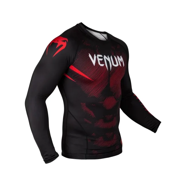 Рашгард із довгим рукавом VENUM NoGi 2.0 Black Red