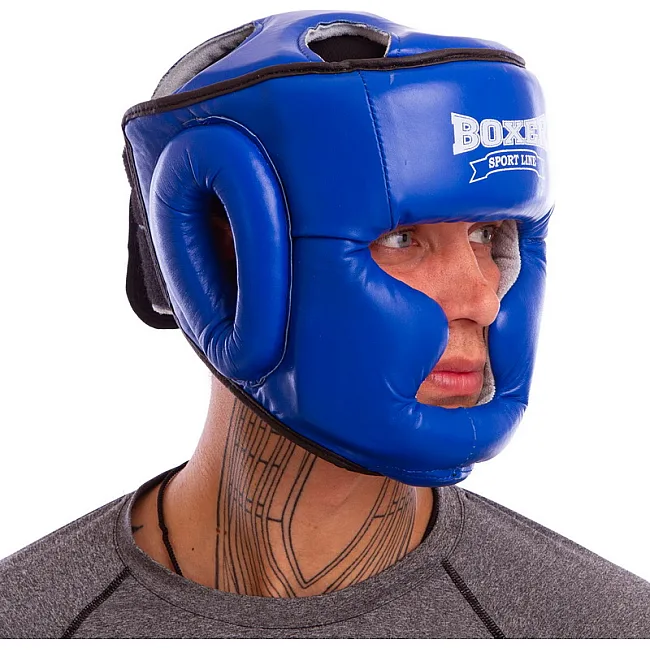 Шолом тренувальний карате Boxer Еліт (шкіра)