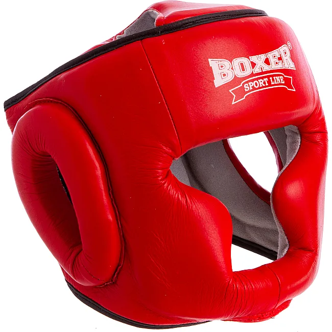 Шолом тренувальний карате Boxer Еліт (шкіра)