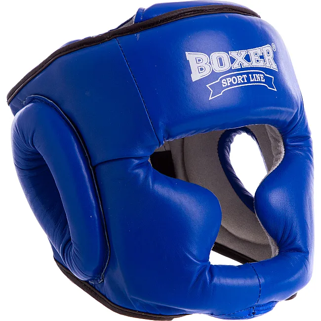 Шолом тренувальний карате Boxer Еліт (шкіра)