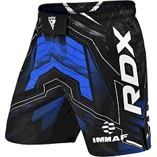 Шорти для ММА RDX IMMAF Approved Fight & Training Blue