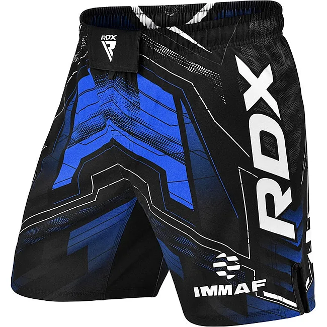 Шорты для ММА RDX IMMAF Approved Fight & Training Blue