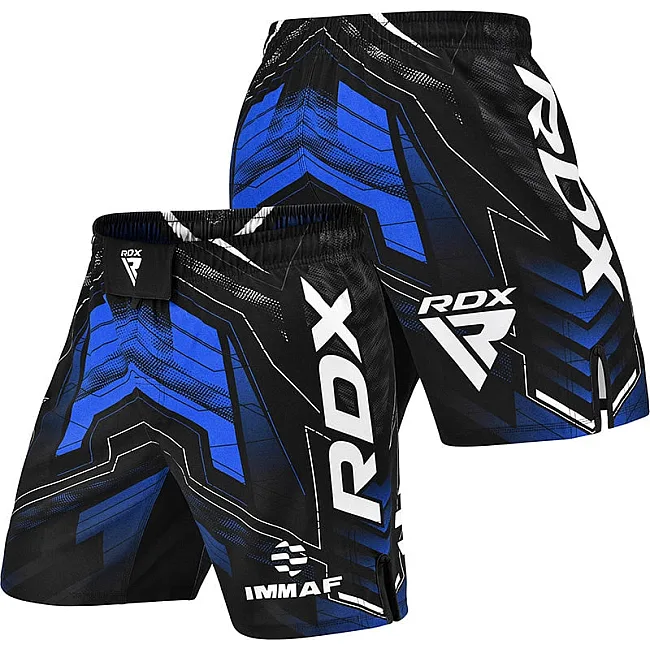 Шорты для ММА RDX IMMAF Approved Fight & Training Blue