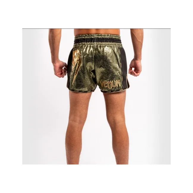 Шорти для тайського боксу VENUM Giant Foil Khaki Gold