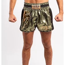 Шорти для тайського боксу VENUM Giant Foil Khaki Gold