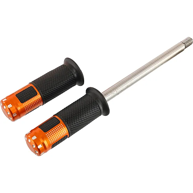 Колесо для пресса ролик для пресса тройной SP-SPORT FI-8670 (Черный-оранжевый)