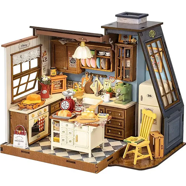 Конструктор 3D міні-будинок Robotime Rolife Baking Kitchen DG172