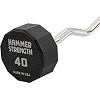 Штанга неразборная с фиксированным весом изогнутая PEV HAMMER STRENGHT TA-9978-40 (Черный)