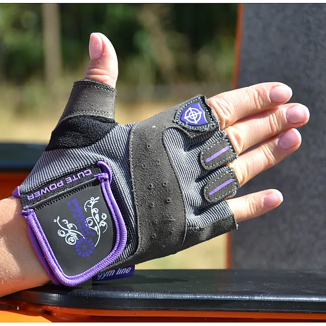 Перчатки для фитнеса Power System PS-2560 Cute Power женские Purple