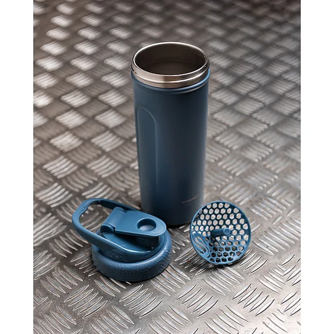Шейкер спортивный SmartShake металлический Insulated Steel 750ml Blue