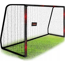 Ворота футбольные Neo-Sport Dots NS-473 300 х 200 х 120 см, черно-красные