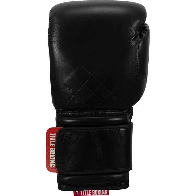 Боксерські рукавиці TITLE Boxing Ko-Vert Training Boxing Gloves Black 12 oz