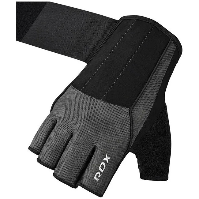 Рукавички для фітнесу RDX W3 GREY WITH EVA PADDING-XL