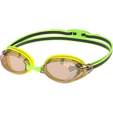 Очки для плавания Speedo VANQUISHER 3.0 MIRRORED зеленый, желтый One Size