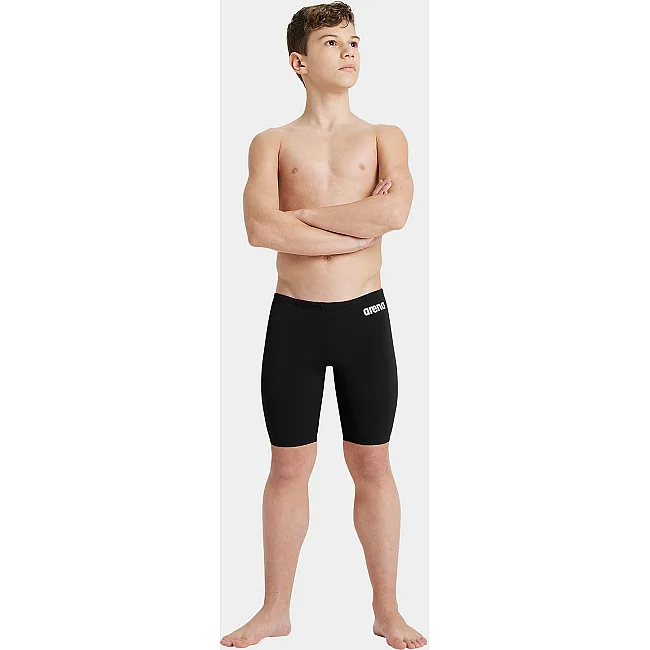 Детские плавки Arena TEAM SWIM JAMMER SOLID черный, белый