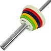 Диск для штанги полиуретановый
 LiveUp LP8028-2_5 ø50мм 2,5кг