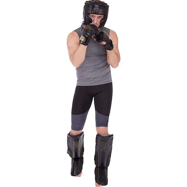 Защитные накладки на ноги
 Муай Тай, ММА, Кикбоксинг кожаная UFC PRO Prem Stand Up UHK-75053