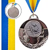 Медаль спортивная с лентой тематическая SP-SPORT AIM Спортивная гимнастика C-4846-0075 ø5см (Серебряный) Медаль спортивная с лентой тематическая SP-SPORT AIM Спортивная гимнастика C-4846-0075 ø5см (Серебряный)