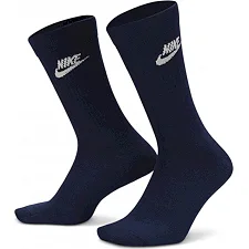 Шкарпетки Nike U NK NSW EVERYDAY ESSENTIAL CR синій, білий, сірий