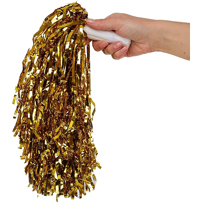 Помпони блискучі для чирлідінгу з ручками
 SP-SPORT
 Pom-Poms C-0829 2шт (Рожевий)