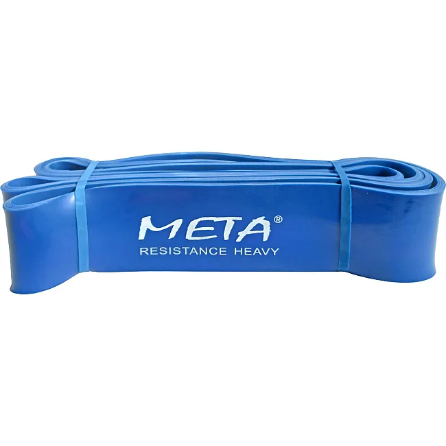 Резинка-петля силовая META Elastic power band heavy синий 6,4х208 см